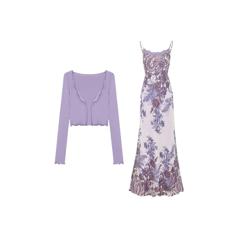 GUOZHEN Two Piece Skirt Sets Women's-0