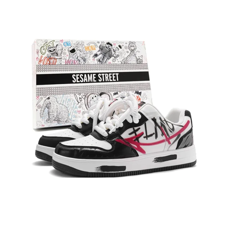 SESAME STREET Low Top Skateboard Shoes Unisex-6