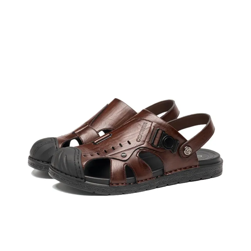 C°BANNER Beach Sandals Men's Brown-1