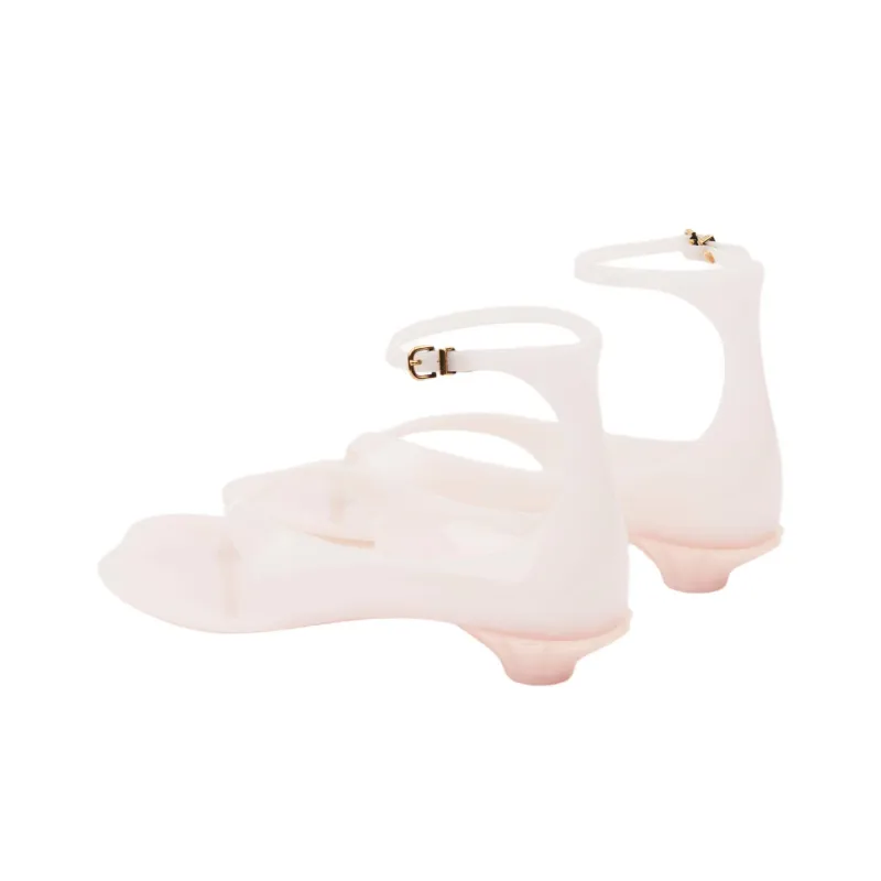 Chloe Jelly One Strap Sandals Women's Light Pink-3