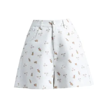 You Cow Me Pants Denim Shorts Women's
