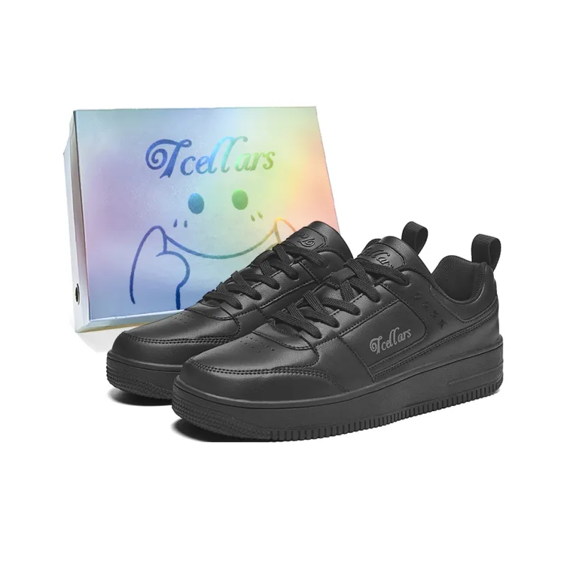 TCELLARS Skateboard Shoes Unisex Low Top White-12