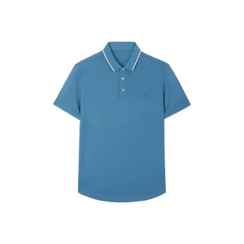 ARTSDON Polo Shirts Men Lake Blue