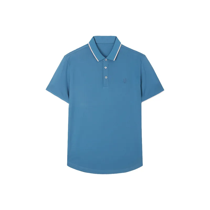 ARTSDON Polo Shirts Men Lake Blue-0