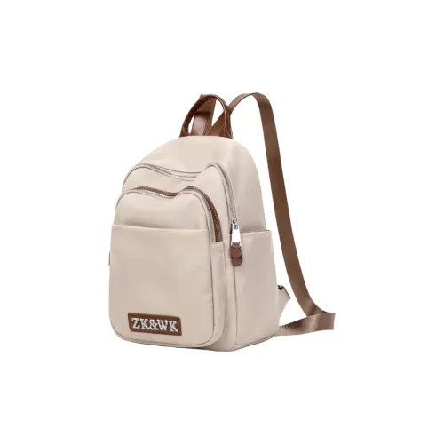 CORE BIRD Oxford Backpack Women's Apricot/Coffee Brown/Elegant Black