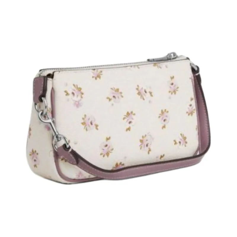 COACH Coated Canvas Handbag Trumpets Women's Chalk-1