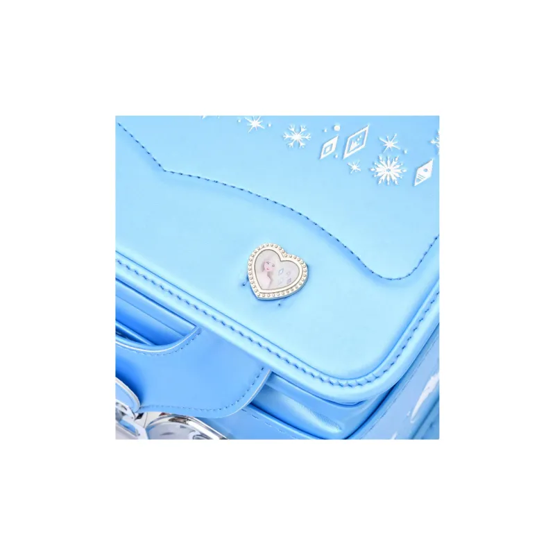 Disney Frozen Series Artificial Leather Backpack Kids' Blue-4