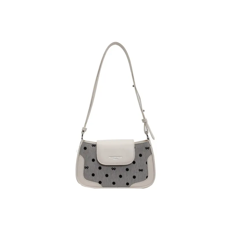 Juju Jimmy Acrylic Underarm Crossbody Bag, Shoulder Bag Regular Women's Silver/Black/White-10