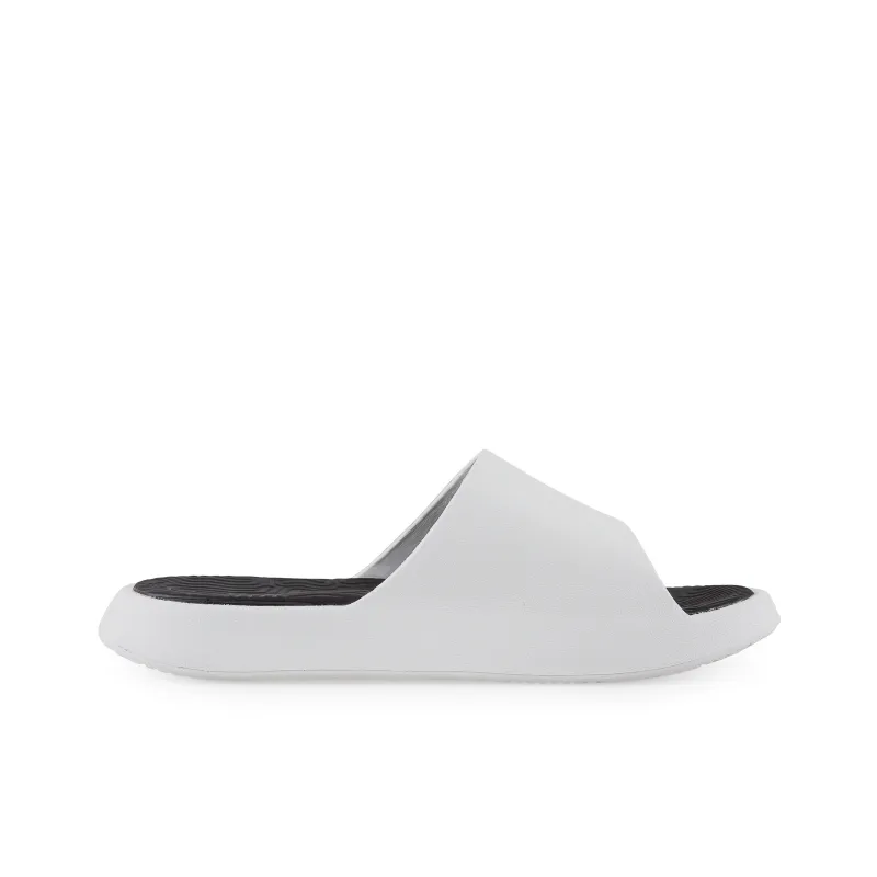 PEAK Tai Ji1.0 Quiet Slip Resistant Cushioning Slide Slippers Men's White Black Red-1