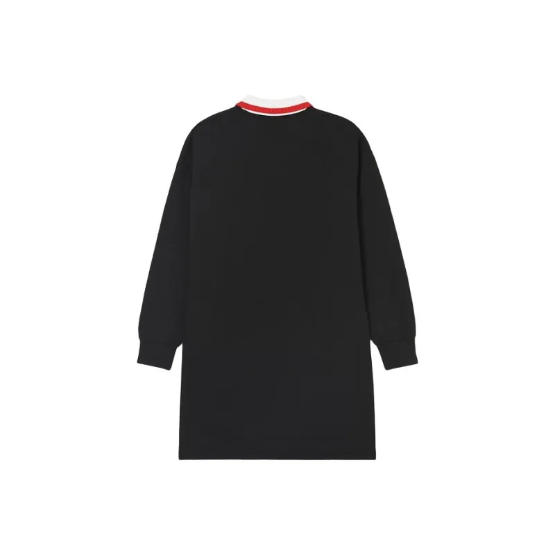 LACOSTE Long Sleeved Dresses Women's Black-1
