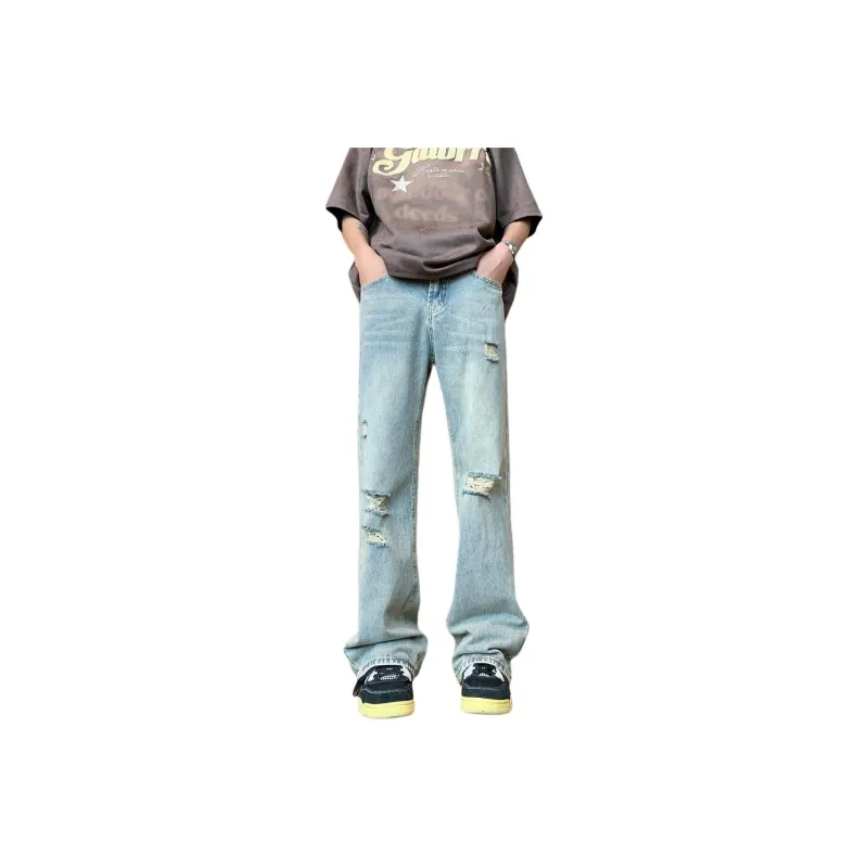 HKRXEC Jeans Men Blue-0