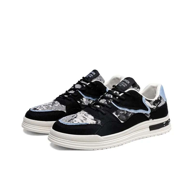 OUGLEMEN Low Top Skateboard Shoes Men's-3