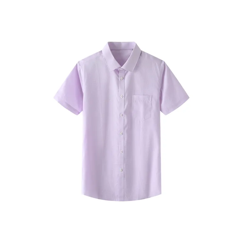 ARTSDON Shirts Men Light Purple Pattern-0