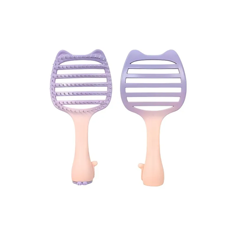 Gentle Welcome Kitten Massage Comb & Hair Styler For High Skull Top, Portable Travel Dormitory Rib Comb Fluffing Up-5