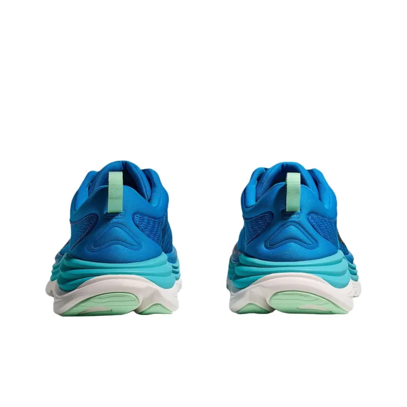 HOKA ONE ONE Gaviota 5 Anti Slip Wear Resistant Low Top Running Shoes Men's Blue-5