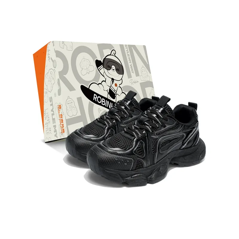 ROBINHOOD Wear resistant, Lightweight, Breathable, And Non slip. Low Top Chunky Sneakers Men's Box Included-5