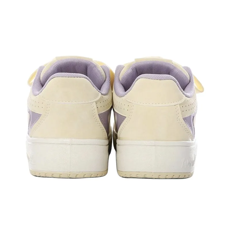 The New Age Family Low Top Skateboard Shoes Women's Light Yellow-3