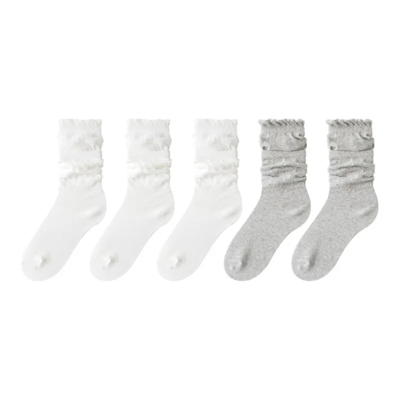 Top Melon Mid Calf Socks Women's Combo Set-36