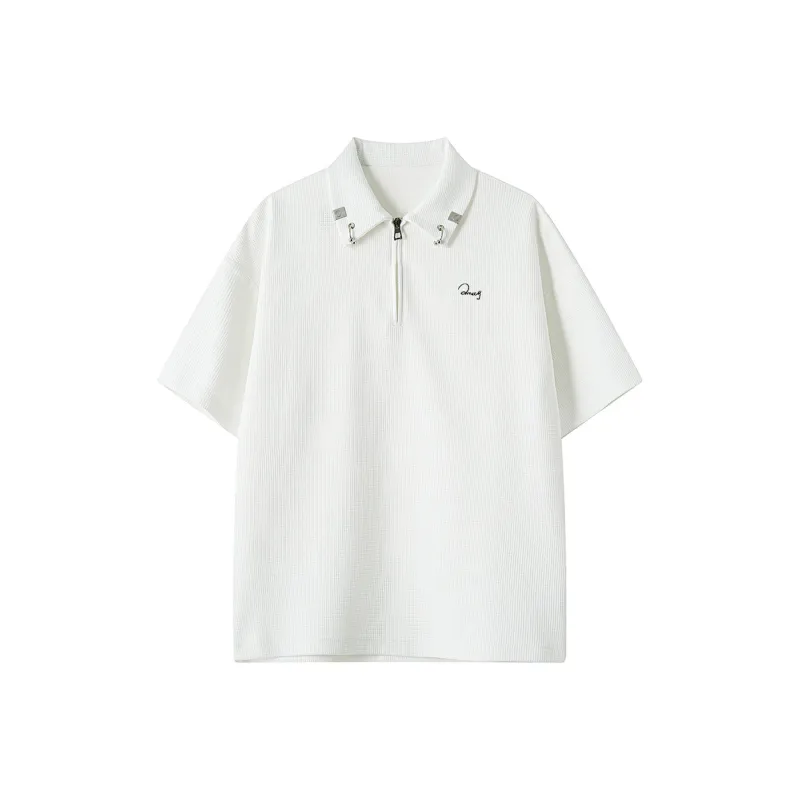 Qnxeey Polo Shirts Unisex-2