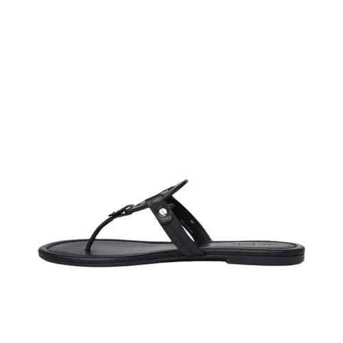 TORY BURCH Miller Flip Flops Women's Black