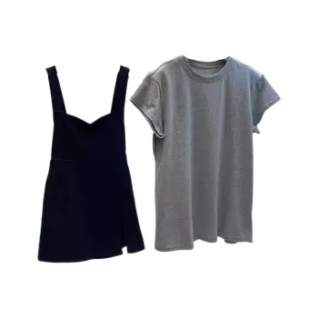 ABCMININ Two Piece Skirt Sets Women's