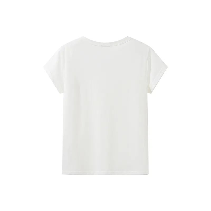 Peaches Peaches Set in Sleeve T Shirt Women's-25