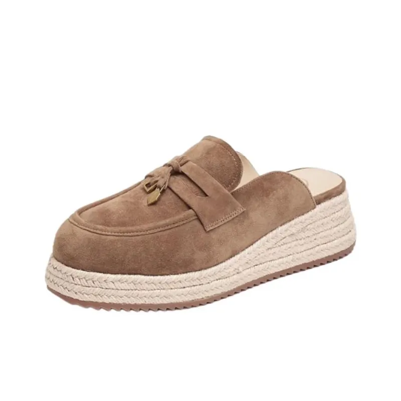 Staccato Rubber Sole Abrasion Resistant Closed Toe Slippers Women's-1