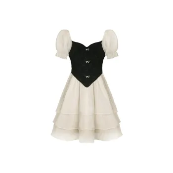 Mu Xiao Xin Short Sleeved Dress Women's