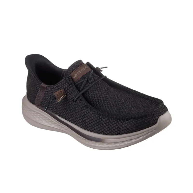Skechers Relaxed Fit Low Top Casual Shoes Men's Black-3