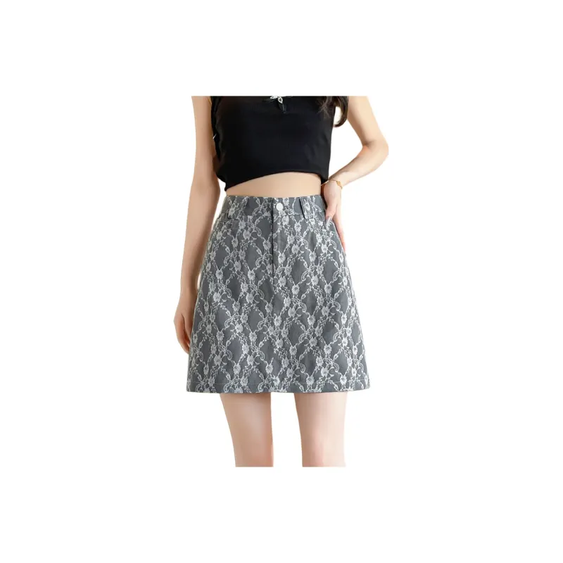 SITOL Denim Short Skirts Women's-7