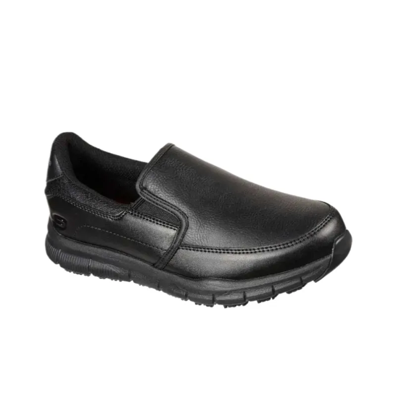 Skechers Relaxed Fit Work Boots Women's Black-1