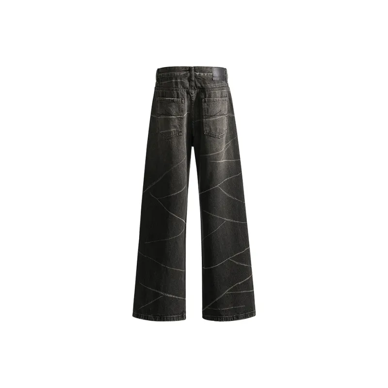 MJB Jeans Women's Black Gray Tie Dye-1