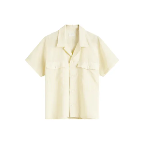 SECOND LAYER Shirt Men's Light Yellow