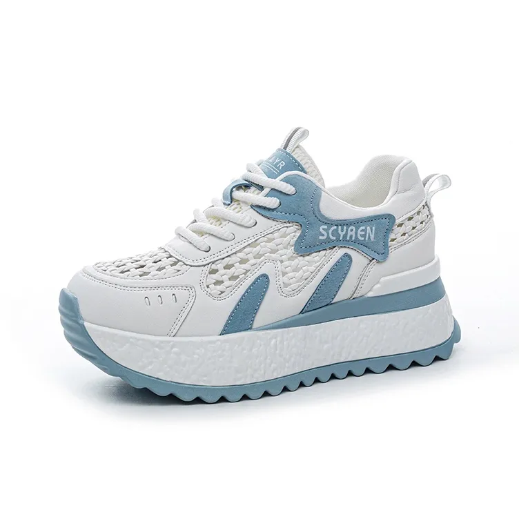 The Mystery Of Glamour Breathable Height Increase Low Top Casual Shoes Women's-6
