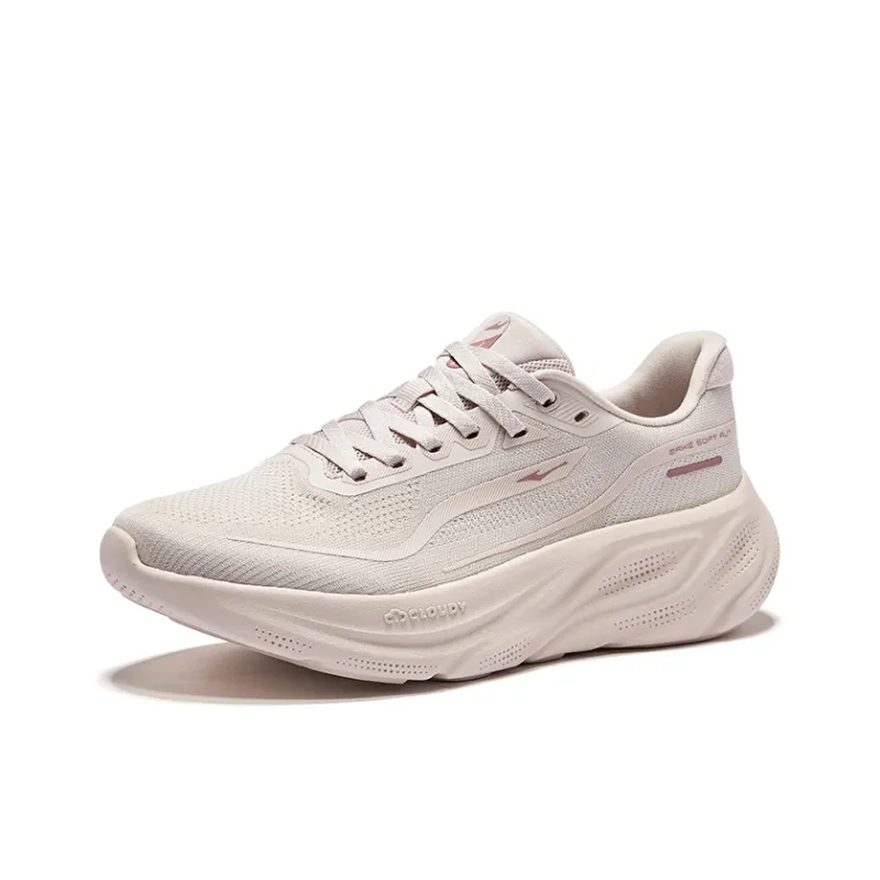 Erke Breathable And Resilient Low Top Long Distance Running Shoes Women's Painted Gray-2