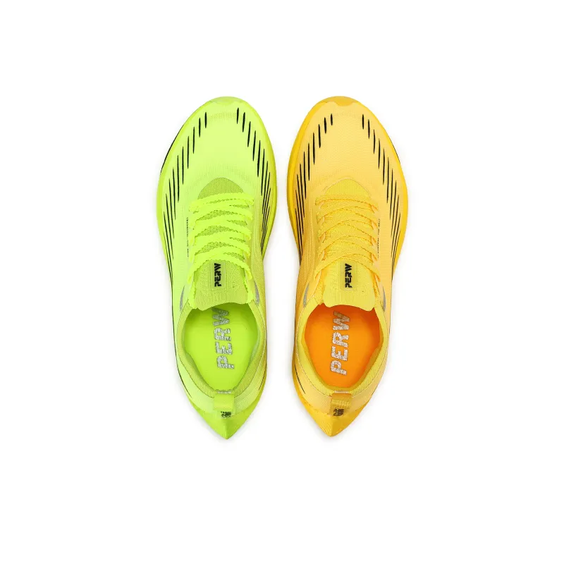 PERW Running Shoes Unisex Low Top Wheat Wave Weaving Spring-3