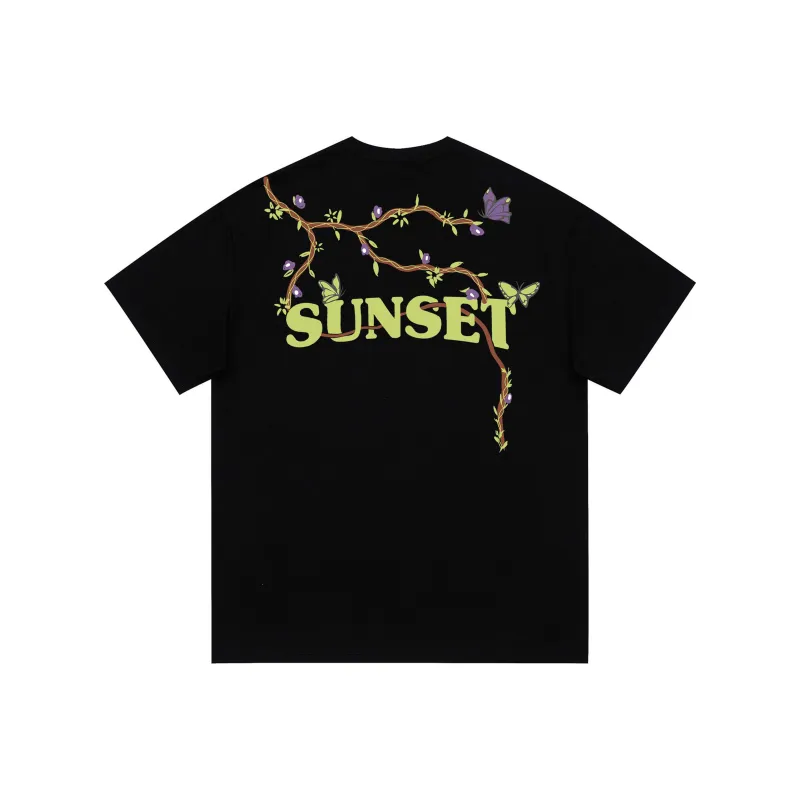 SUNSETMONENT Short Sleeved T Shirts Unisex-0