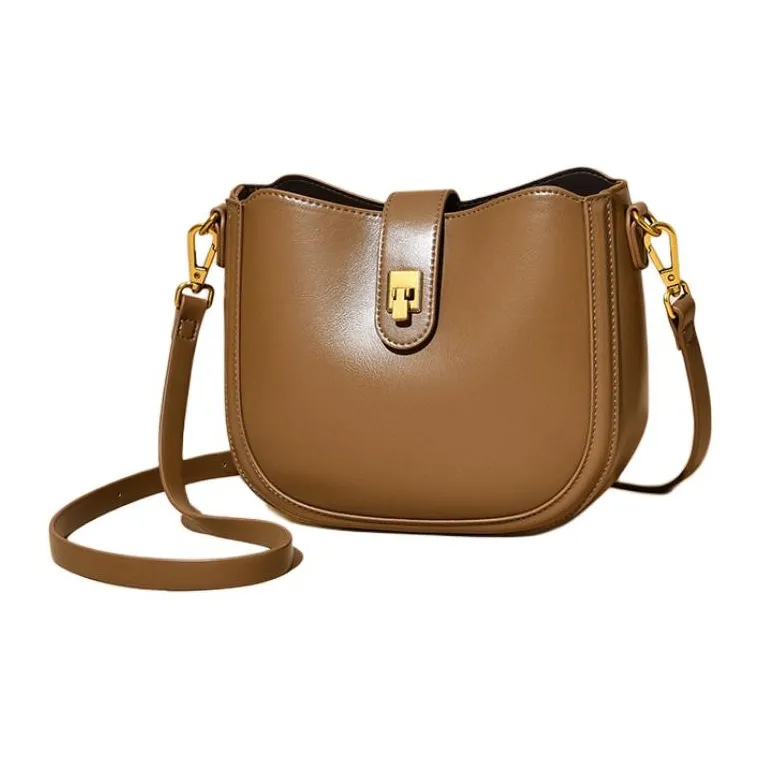 Versman PU Crossbody Bag, Shoulder Bag Trumpets Women's Black/Beige/Tea Brown-4
