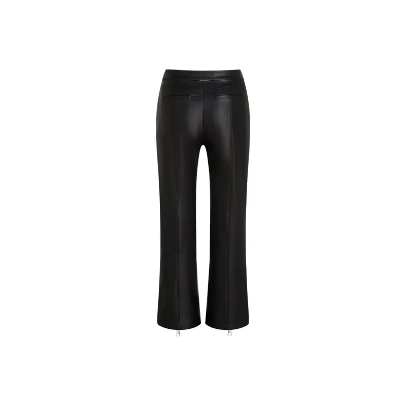 KARL LAGERFELD / Karl Lagerfeld Jeans Faux leather Cropped Trousers-1
