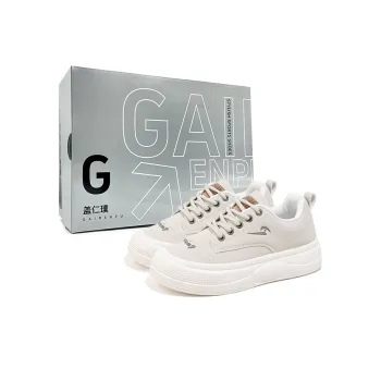 Gai Renpu Anti Slip And Wear Resistant Height Increasing Low Top Skateboard Shoes Women's