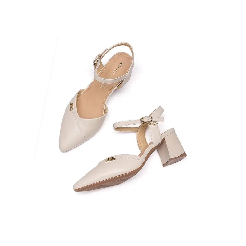 Spider King One Strap Sandals 5.5cm Women's Ecru-2