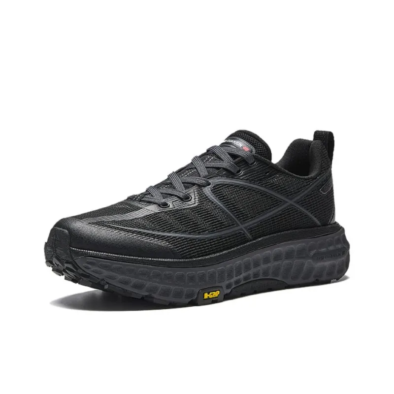 Anta Breathable And Wear resistant Low Top Casual Running Shoes Men's Black-1
