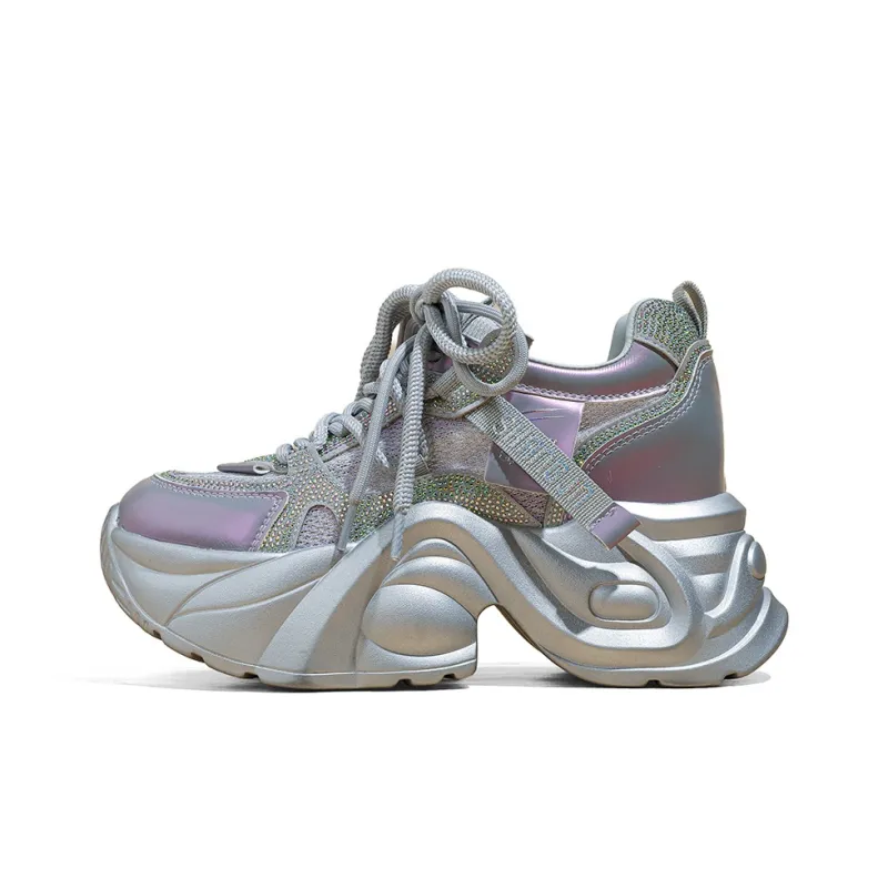 A Poinsettia Princess Chunky Sneakers Women's-5