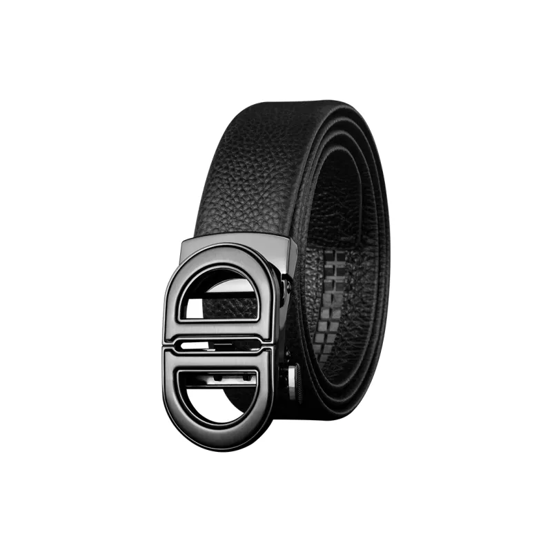 LUCKY LION Top Grain Cow Leather Belts Men's 3.5cm-7