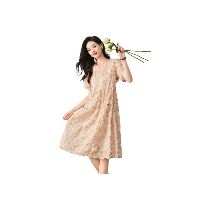 Like The Age Of Water Short Sleeved Dress Women's-1