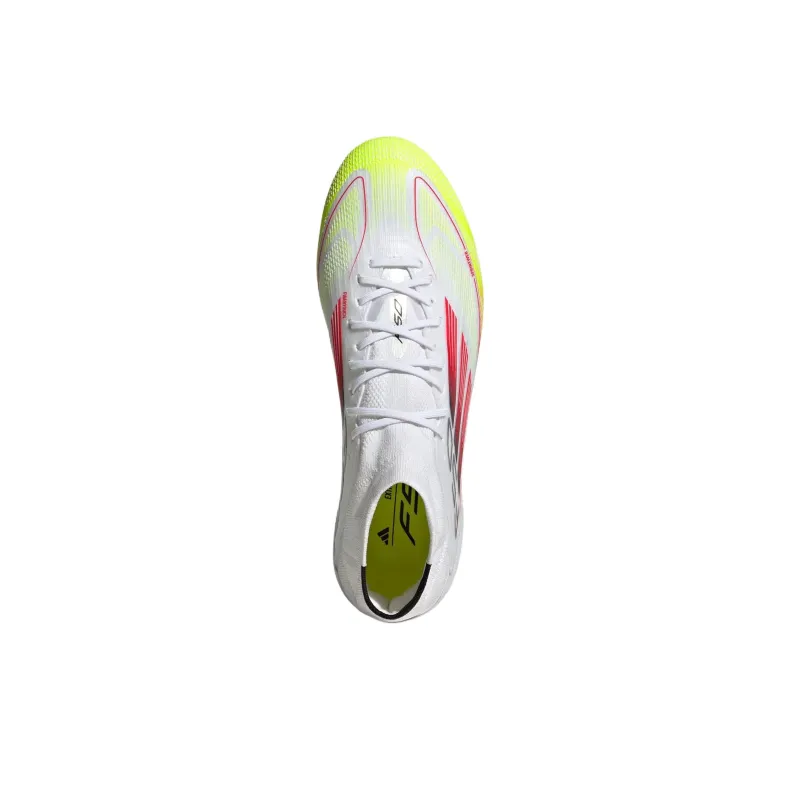 Adidas F50 ELITE Soccer Shoes Women's White Red Yellow-4