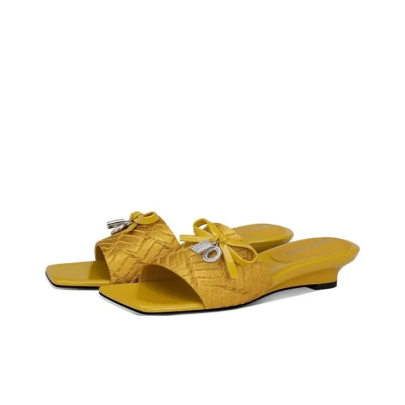 JESSICA SOPHIA Rubber Sole Slip Resistant Abrasion Resistant Slide Slippers Women's-1