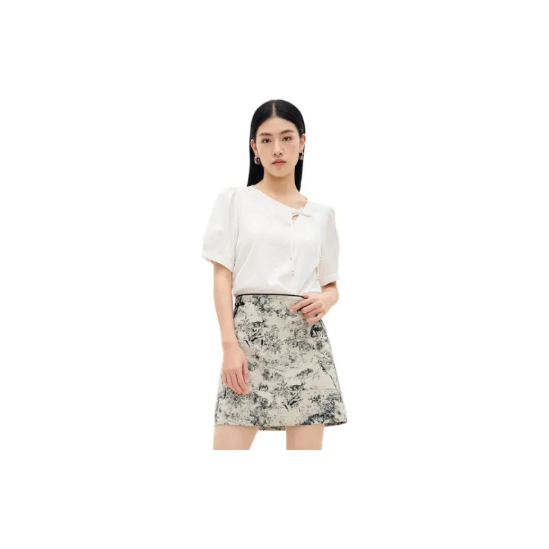 SHUIYUNJIAN Shirts Women's White-0