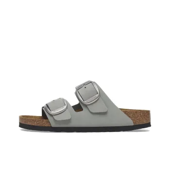 Birkenstock Arizona Big Buckle Abrasion Resistant Slide Slippers Women's Gray Regular Loose Fit