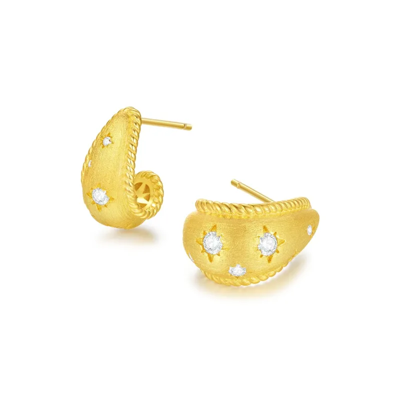 DESIGN CIRCLES S925 Silver Stud Earrings Women's-1